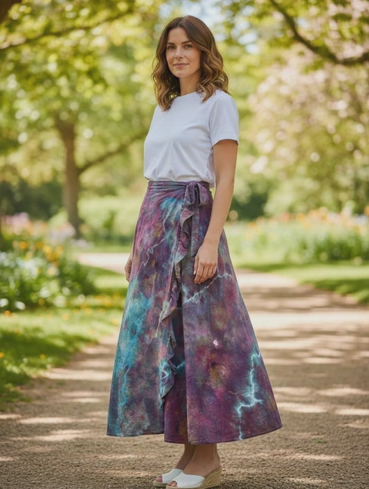One Size Maxi Wrap Skirt
