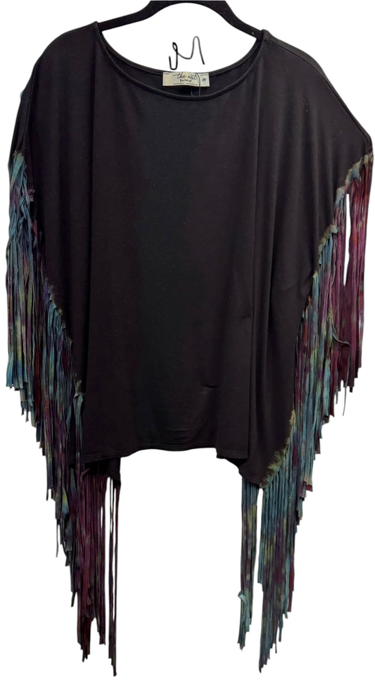 Fringed and Fabulous w/ turquoise, burgundy, purple fringe